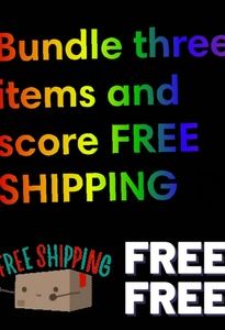 Bundle 3 items for FREE SHIPPING